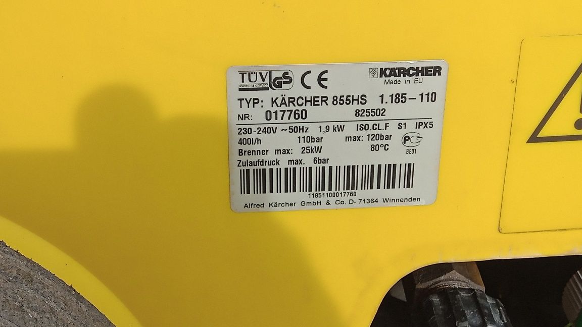 Myjka Karcher ciśnieniowa wodna urządzenie do mycia na zewnątrz
