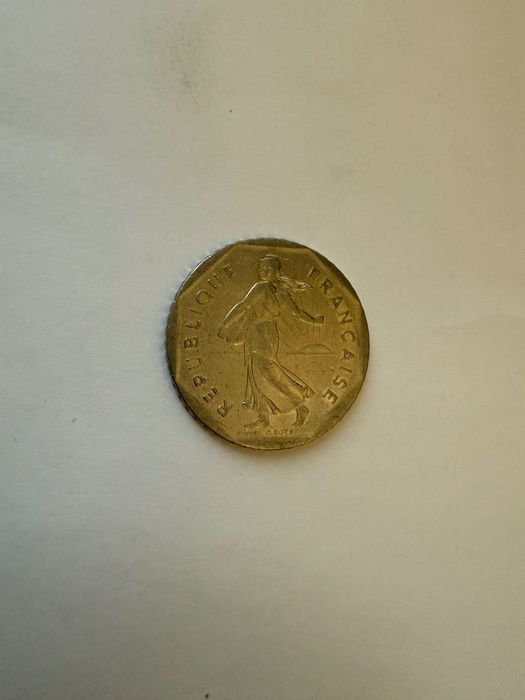 Moneta 2 franki 1981r FRANCJA