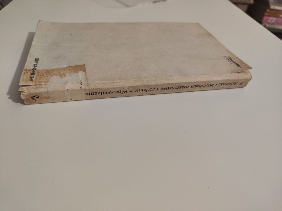 Socjologia małżeństwa i rodziny Wprowadzenie - Franciszek Adamski x