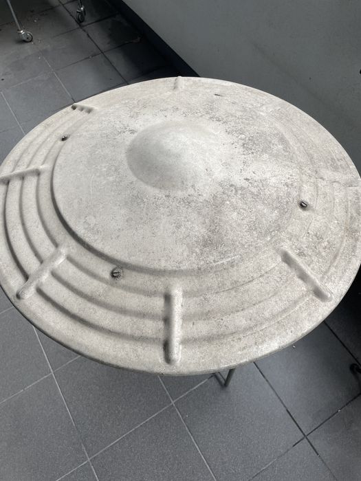 Lampa parkowa Mesko OZPR 250 oprawa ogrodowa zewnetrzna Polam PRL