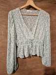 Blusa Stradivarius estampada