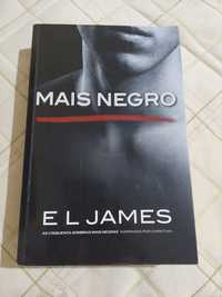 Livro "Mais negro" de E.L james