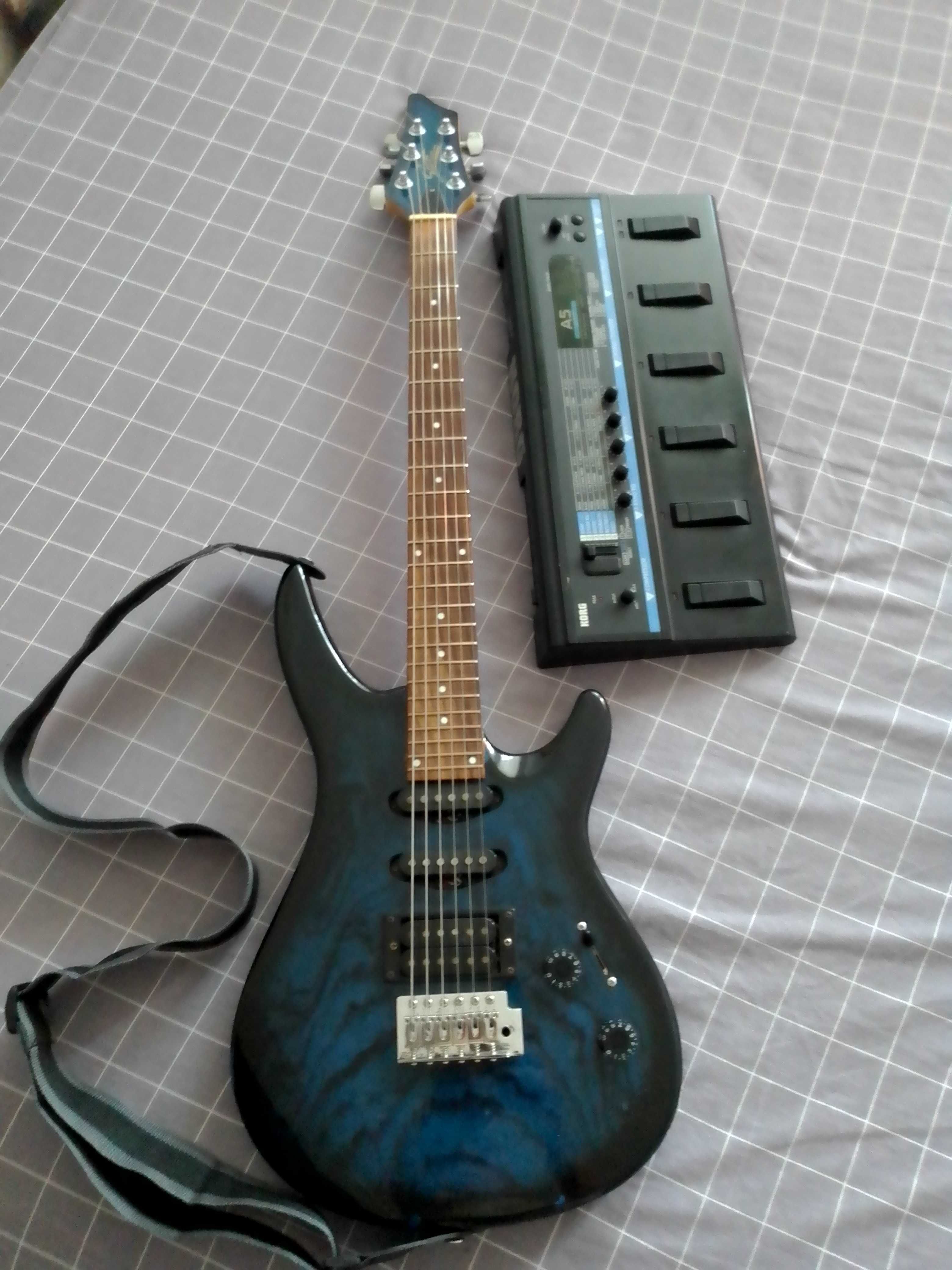 Электрогитара STAR SUN+процессор KORG