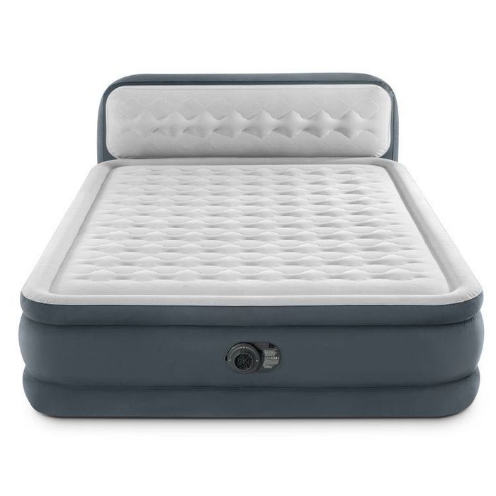 Materac łóżko 236x152 cm z pompką dwuosobowy DELUXE INTEX 64448ND