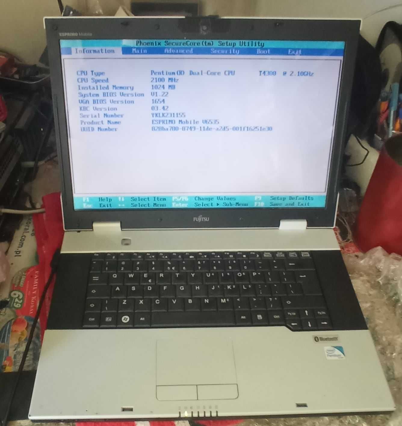 laptop Fujitsu V6535