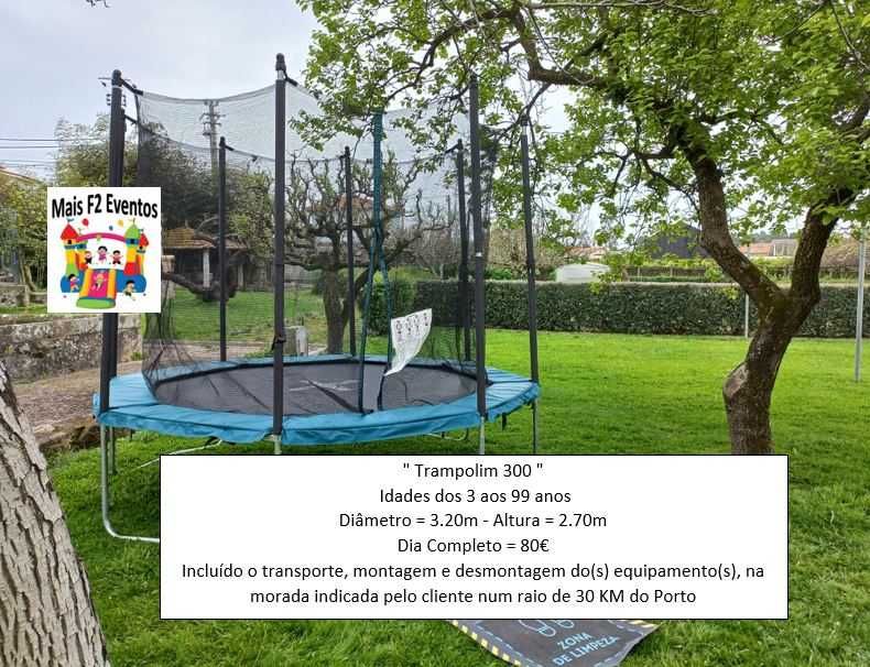 Aluguer Insufláveis, Trampolins, Matraquilhos, Máquinas Bolas de Sabão