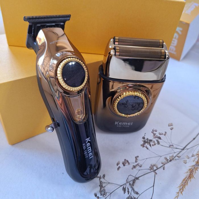 Набір шейвер +тример Kemei!Топова якість!