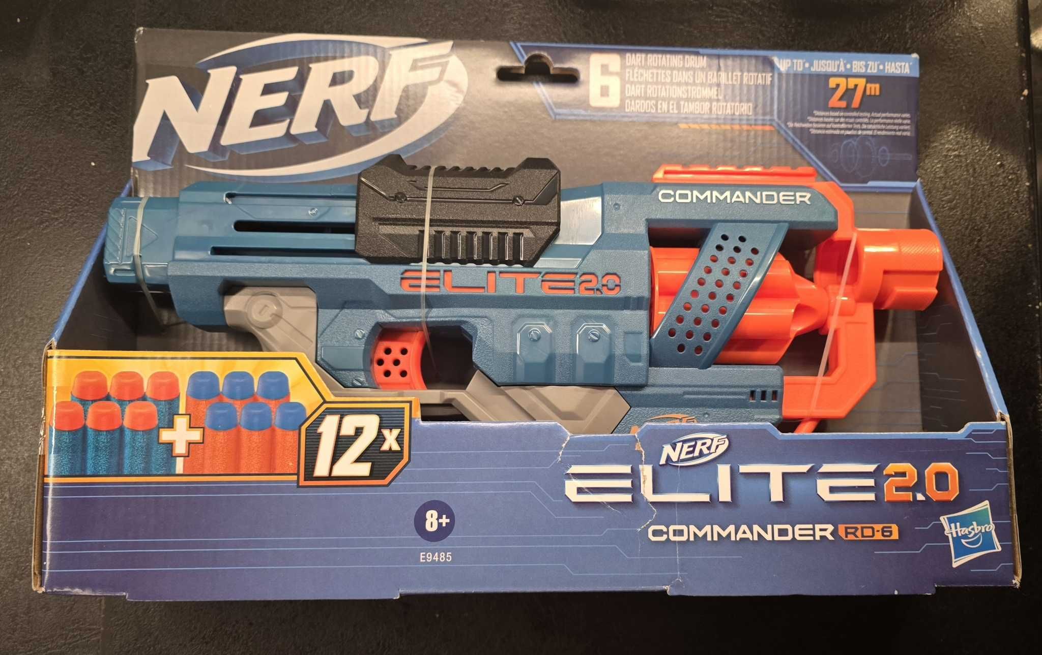 Nerf Elite 2.0 Commander RD-6 Dart Blaster