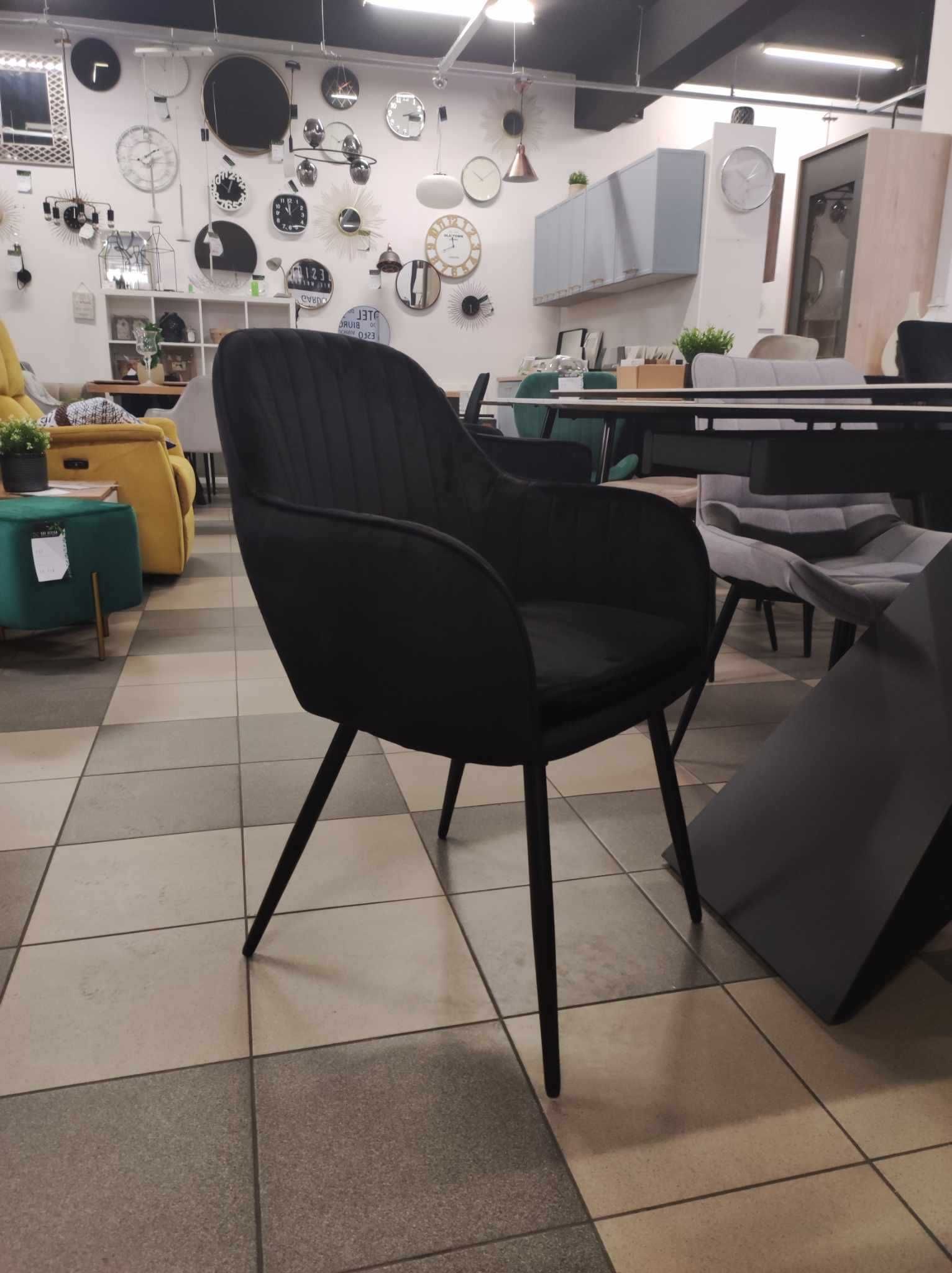 Krzesło tapicerowane ZS011 czarny