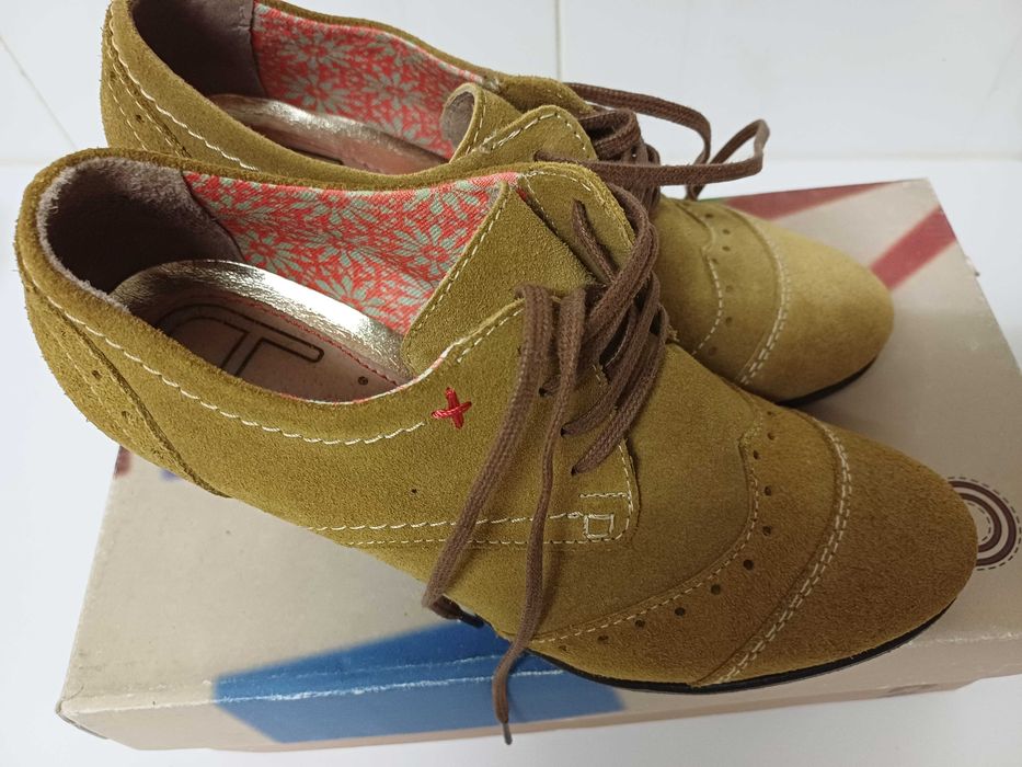 Botins Amarelo Mostarda 36