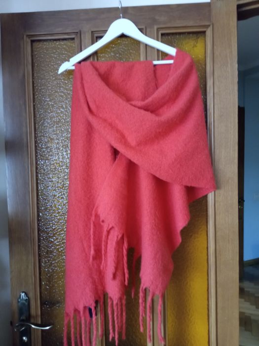 Шарф теплий з дредами