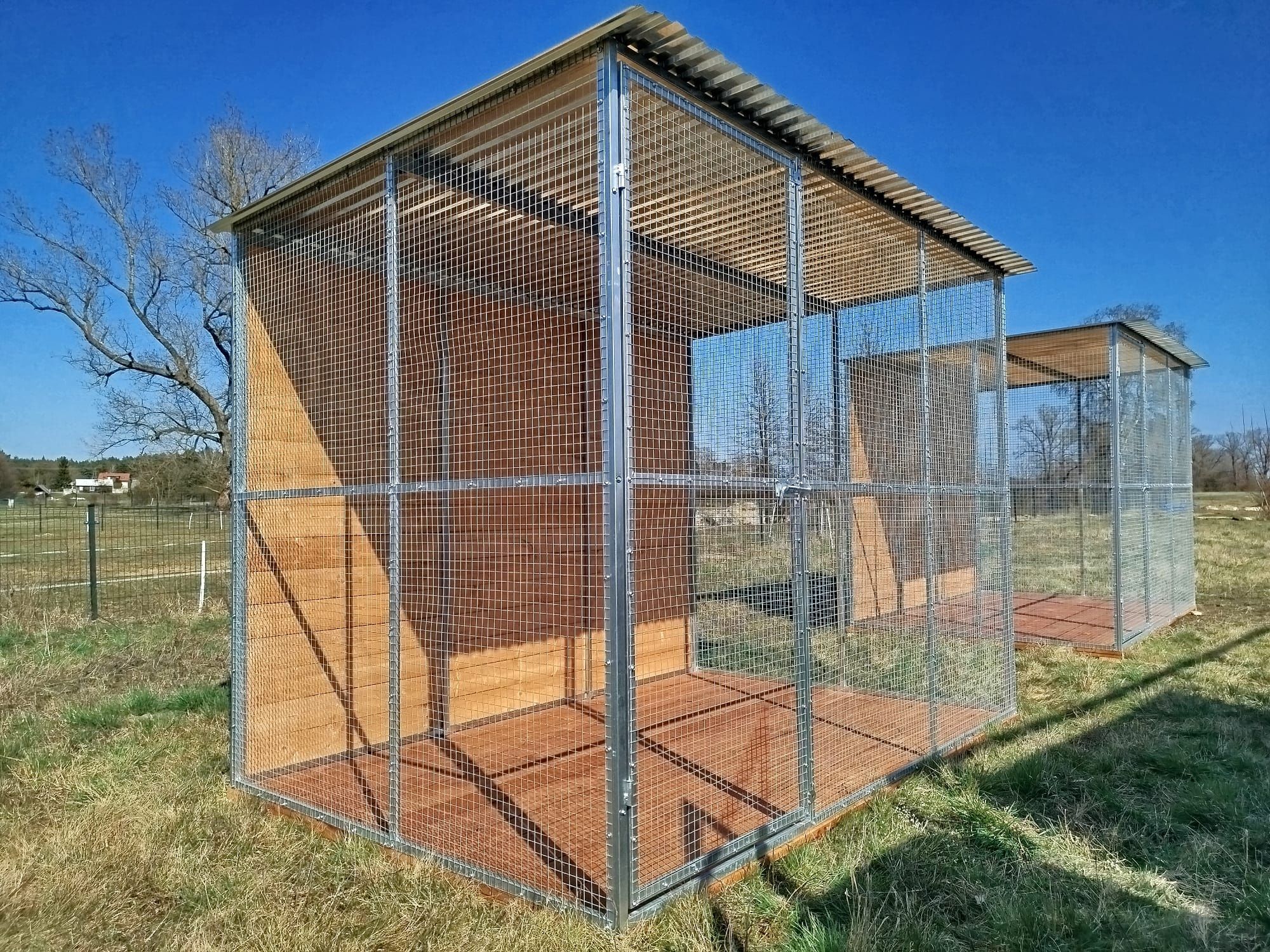 Woliera dla kota klatka dla ptaków różne  kombinacje 3x2