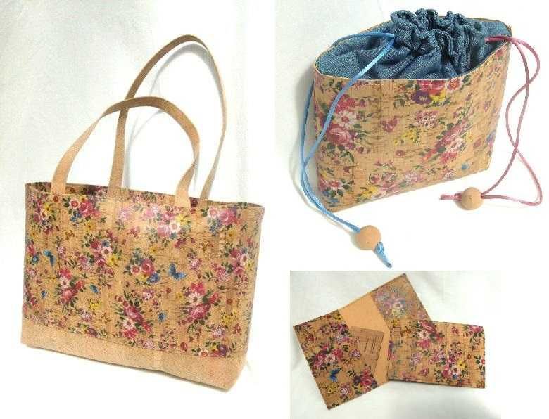 Stock (mais de 65 artigos)  de cortiça - handmade