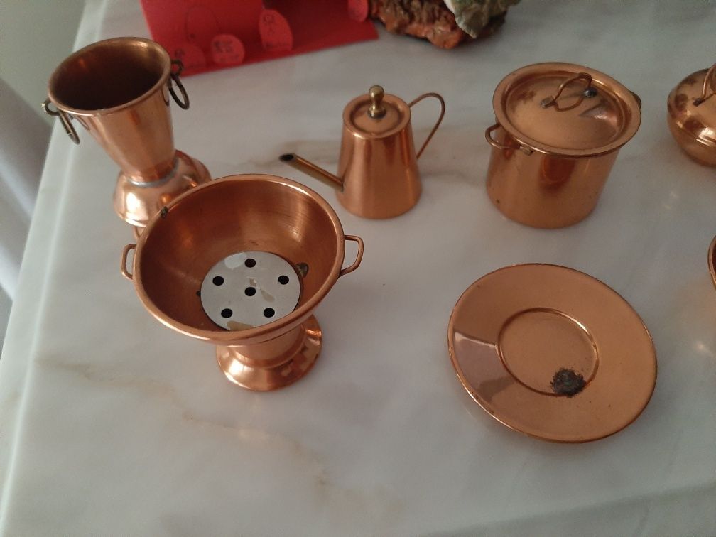 Miniaturas em cobre