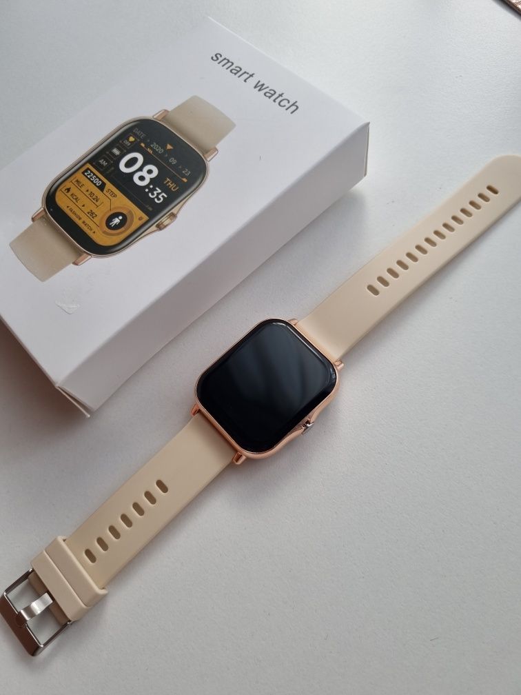 Złoty smartwatch *złota bransoleta