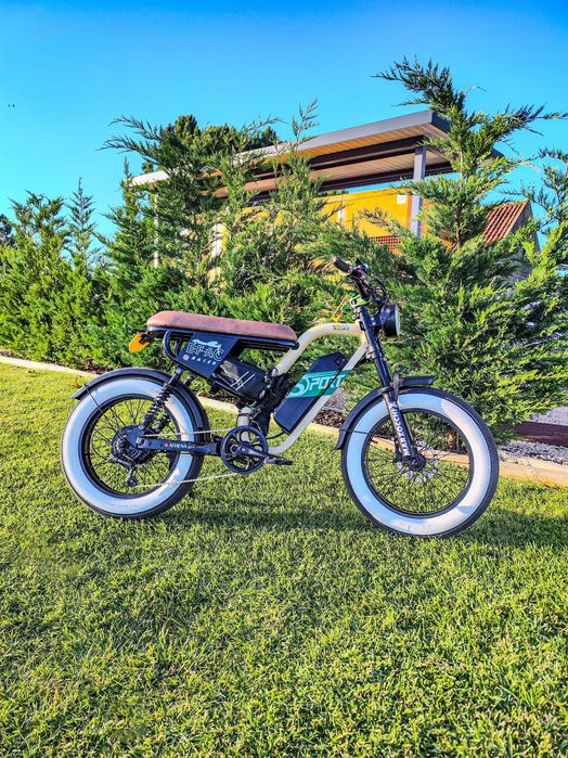 Moped Elétrica OneSport W66x 1000w (Mobilete CafeRacer)