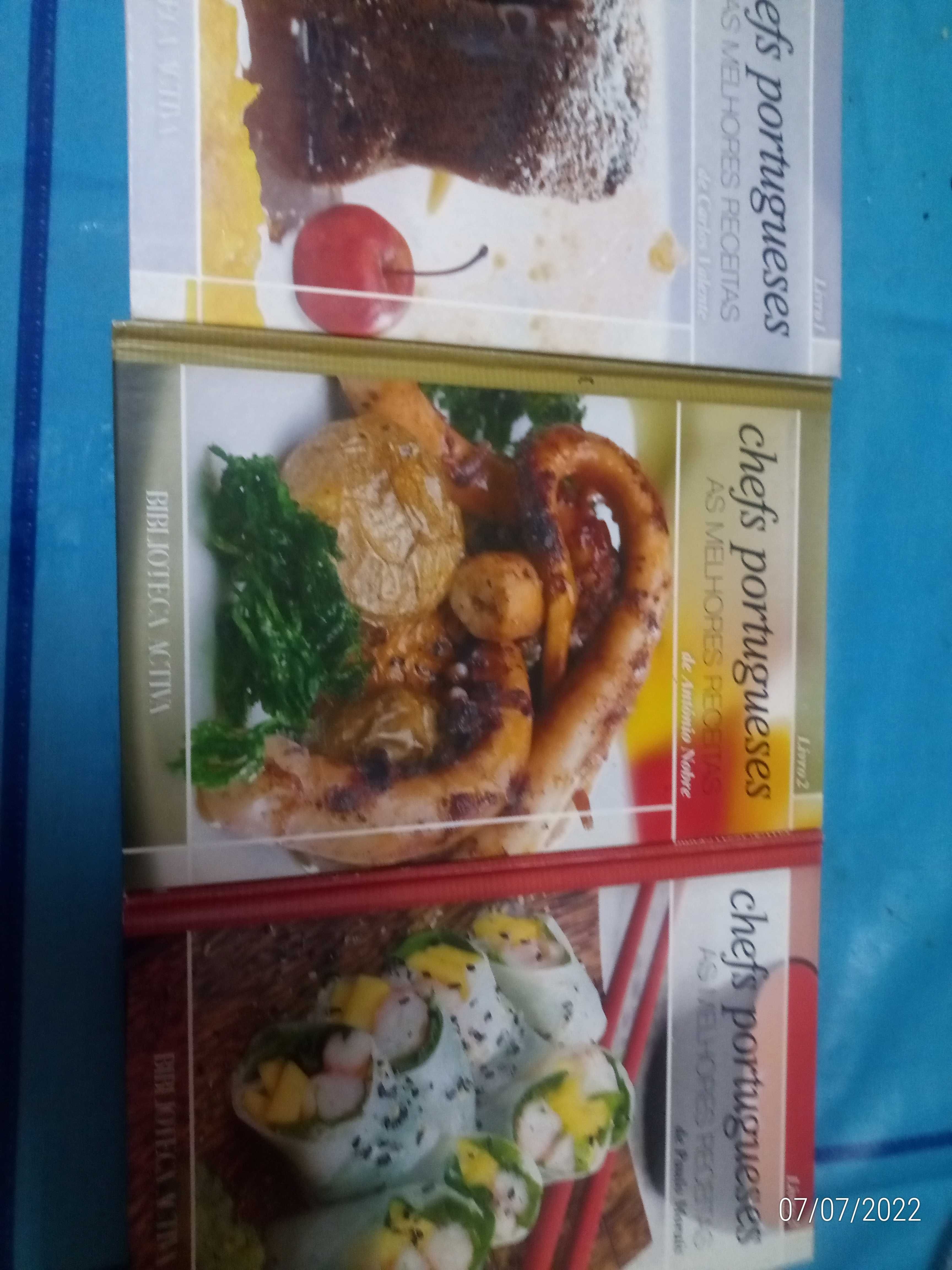 Colecao livros de chefs portugueses