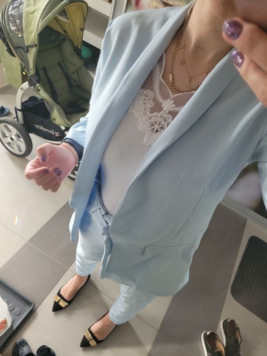 Garnitur damski baby blu Nowy