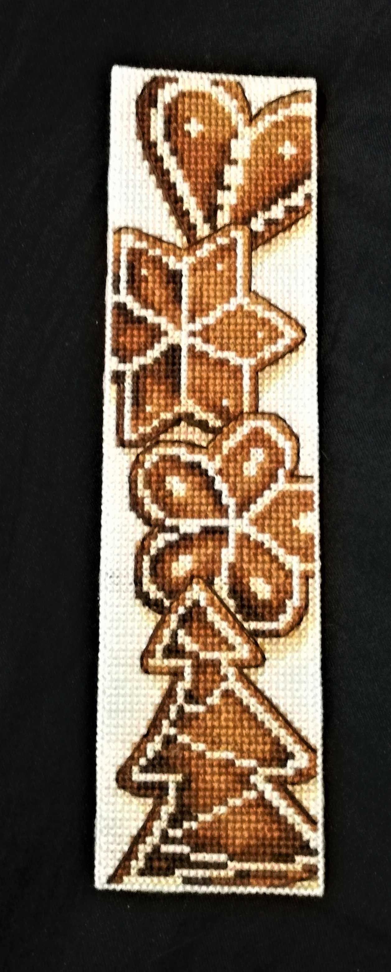 Zakładka do książki świąteczna (pierniczki)