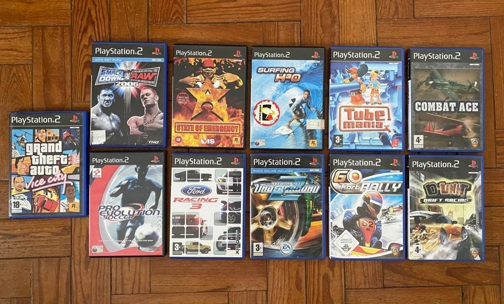 Vários jogos para consola playstation 2 Ps2