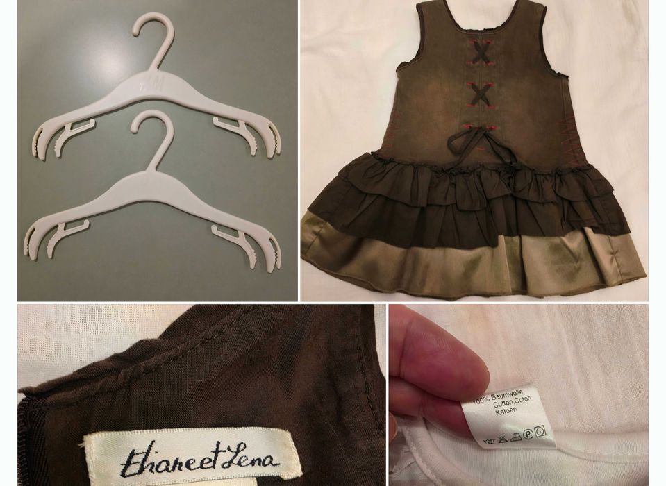 Vestido menina Eliane et Lena Village Kids 67, 68cm. com ofertas