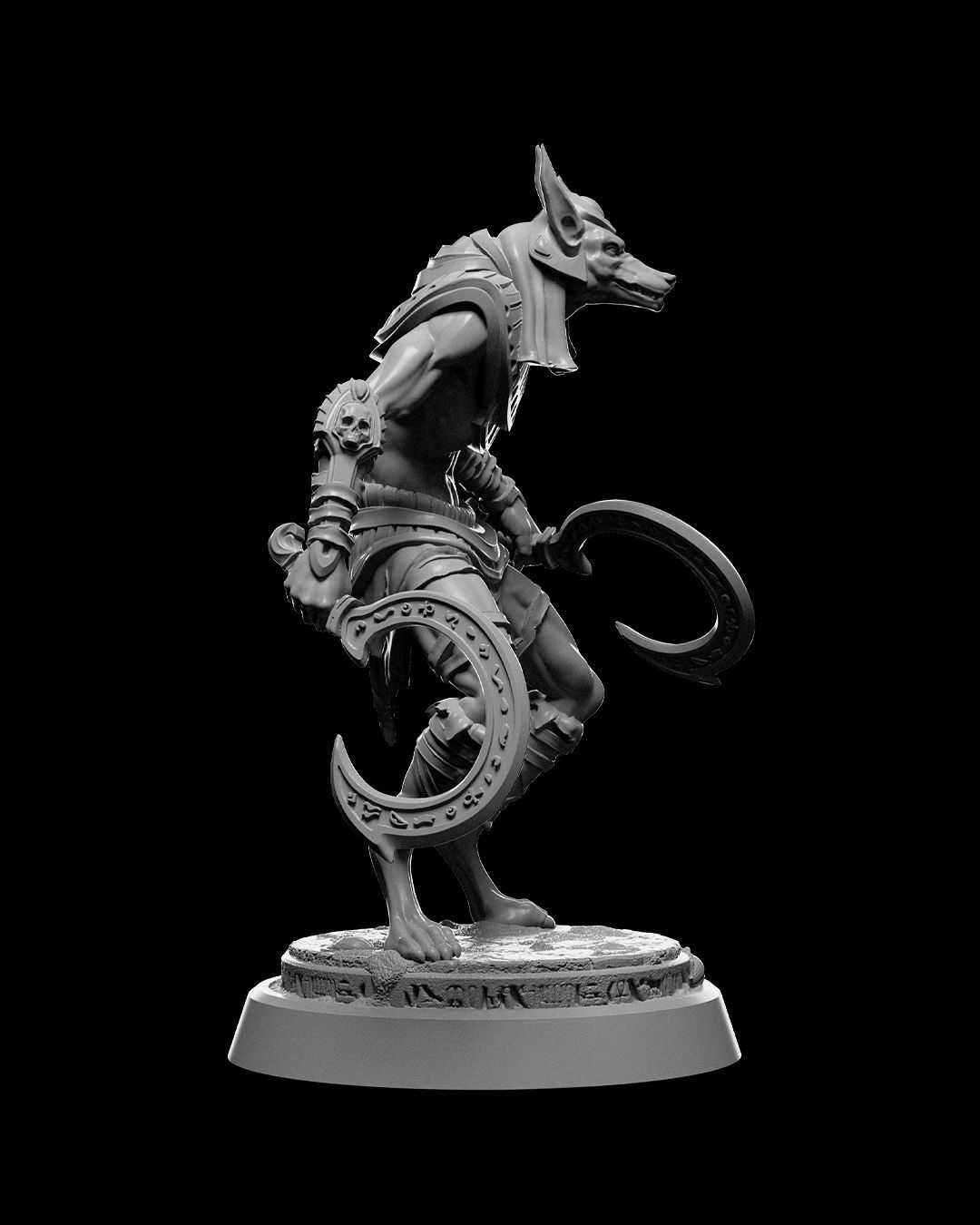 Kobold Wojownik z Sierpami 32mm 14K zgodna z D&D RPG Pathfinder Warham