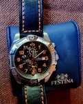 Relógio Festina Cronógrafo F16286 impecável pilha Maxwell como Novo