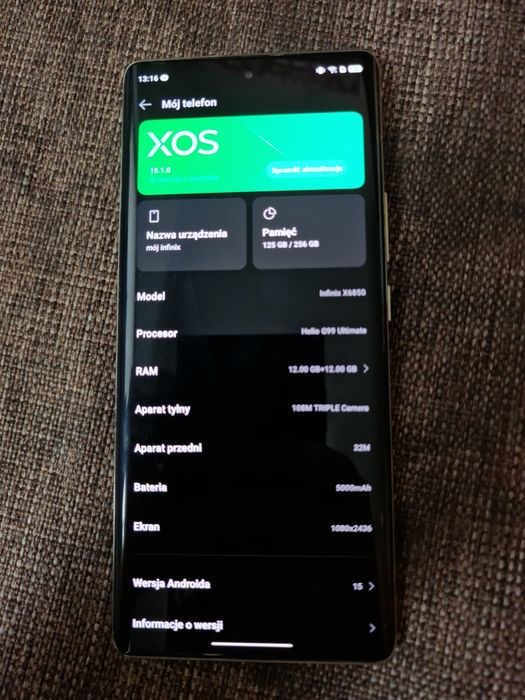 Infinix note 40 pro 4g