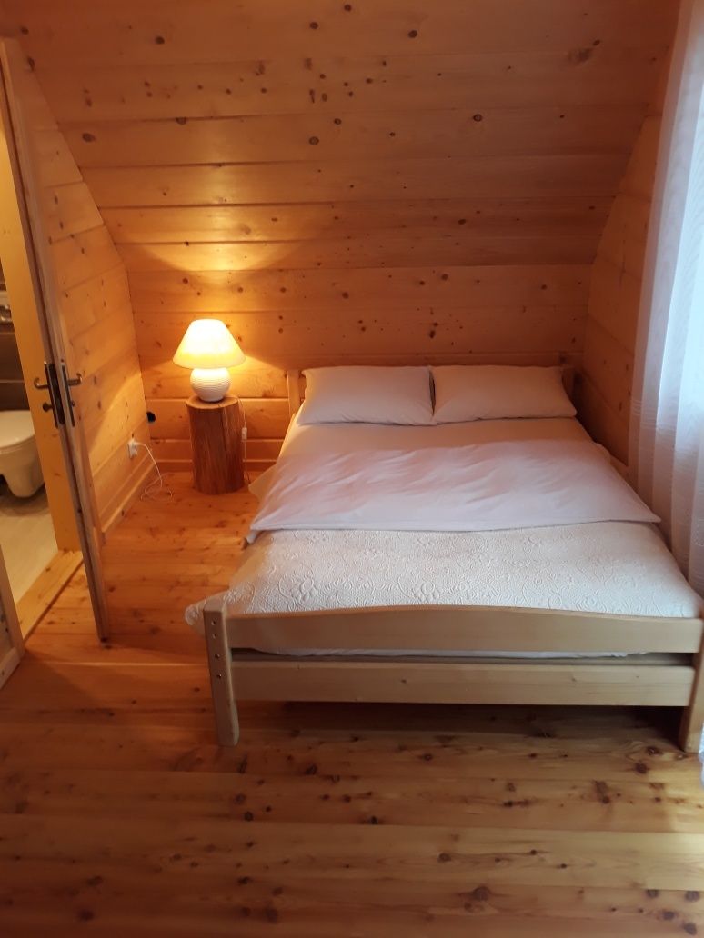 Pokoje w domu drewniany, ekologicznym,  pod górą Lubań.