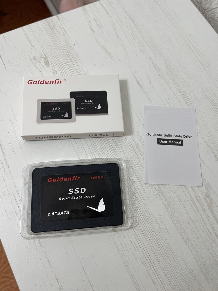 ‼️ Новий SSD SATA III 256Гб, Ssd-накопичувач, сата, ссд диск Goldenfir