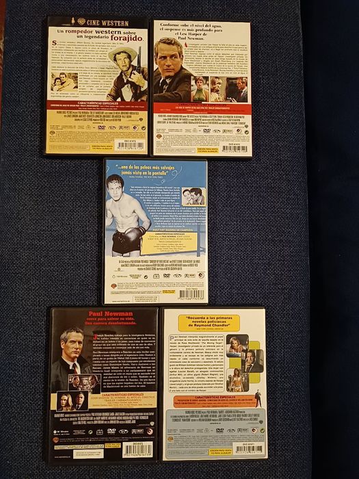 Coleção Paul Newman em DVD - 5 filmes (portes grátis)