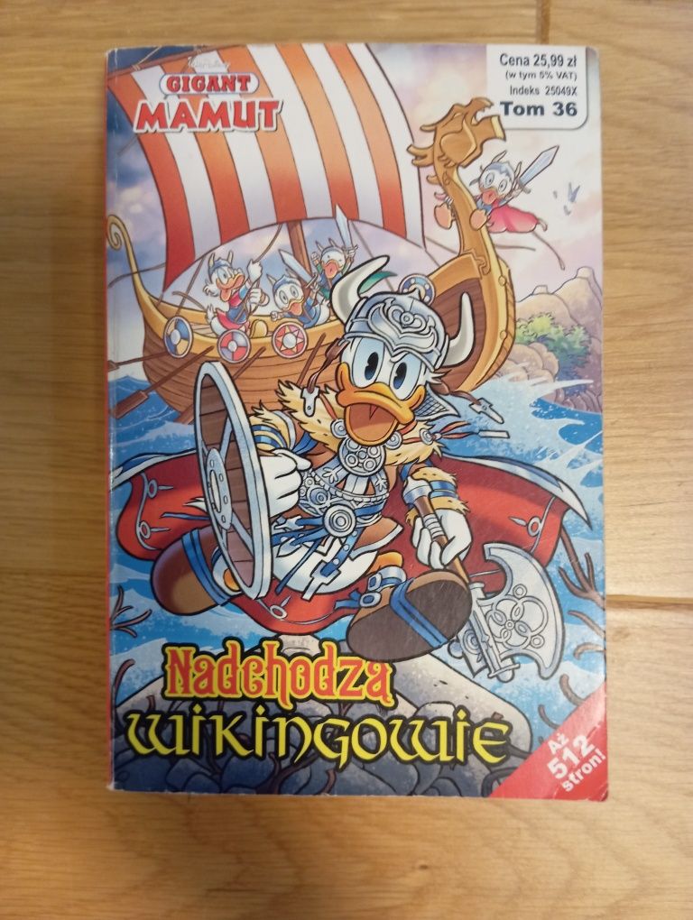 Komiks GIGANT MAMUT tom 36 "Nadchodzą wikingowie" nr 2/2022