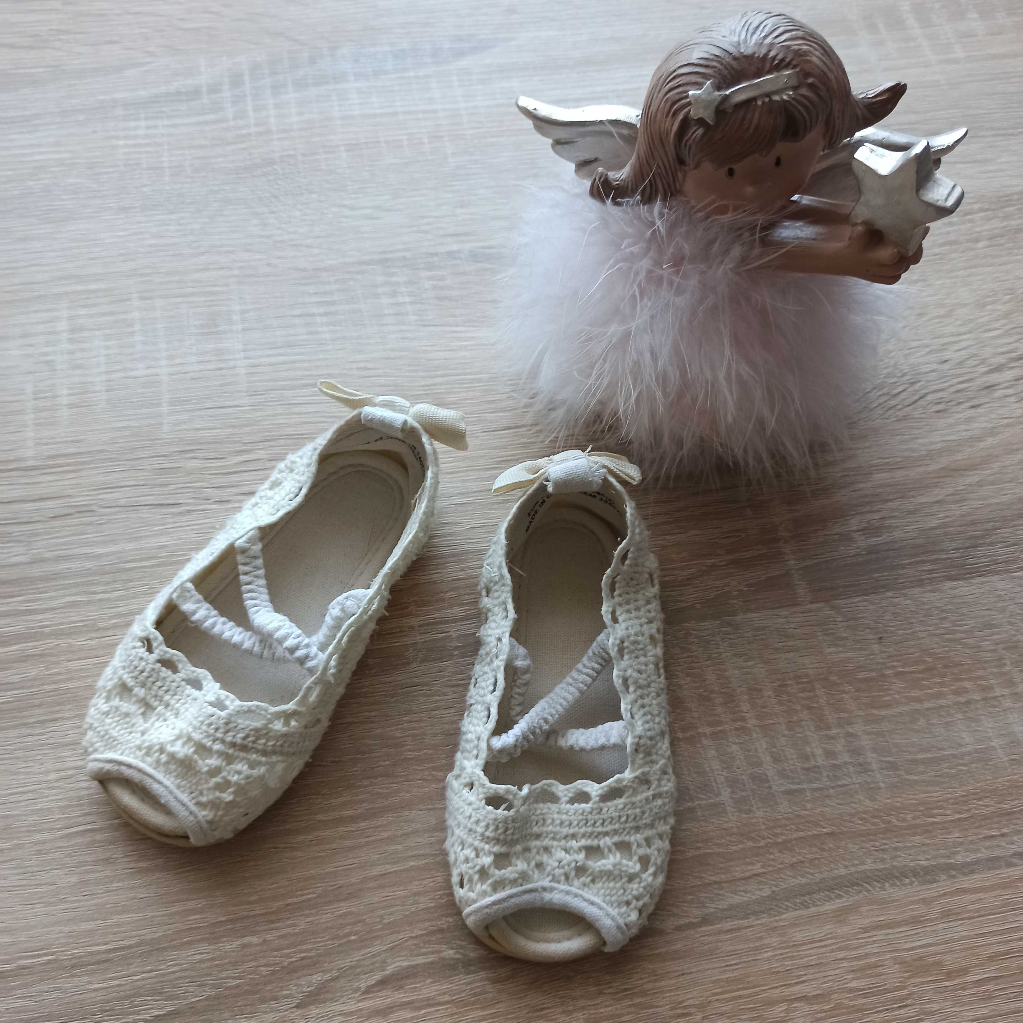 Kapcie baleriny espadryle H&M 22