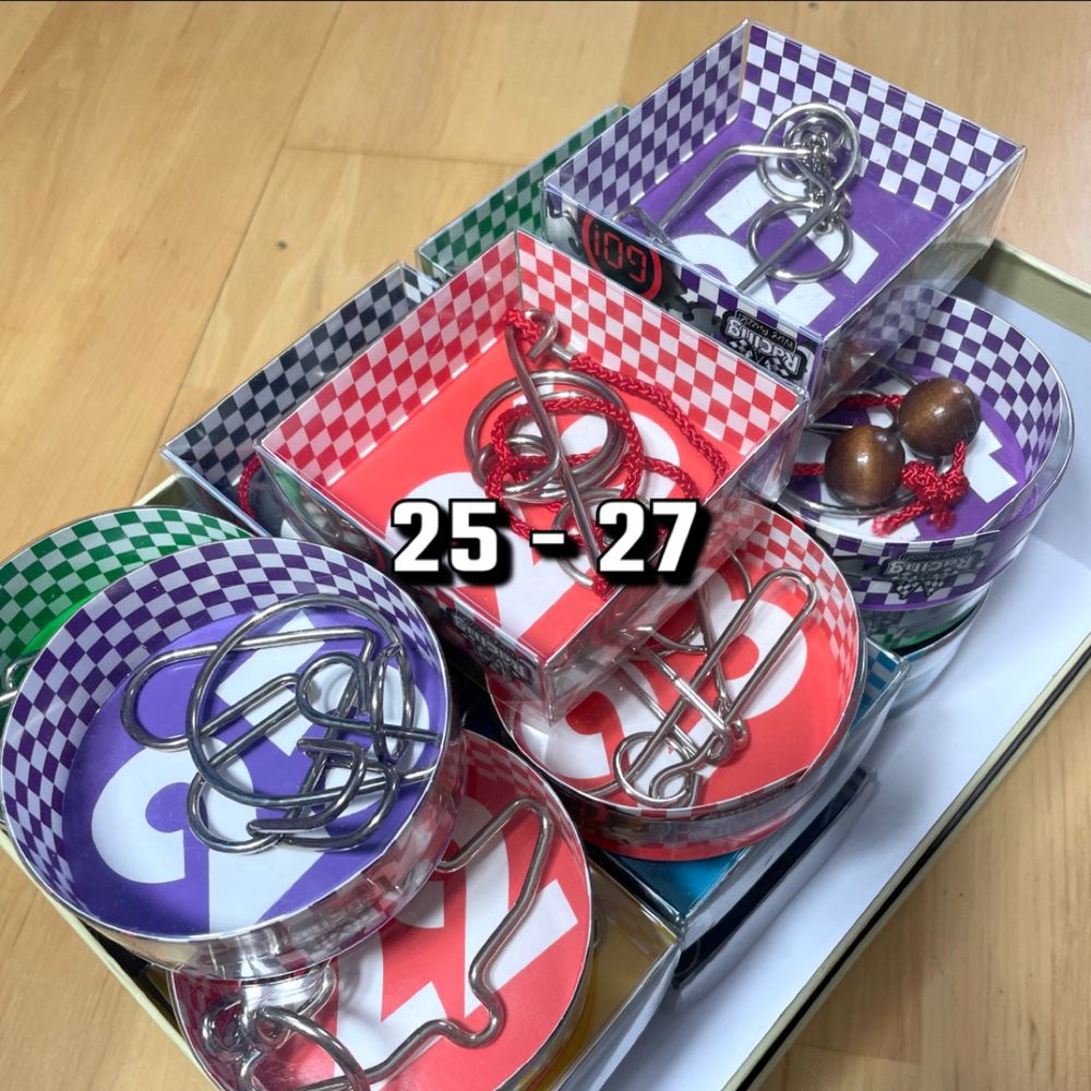 Łamigłówka druciana metalowa Racing Wire Puzzles NOWY ZESTAW