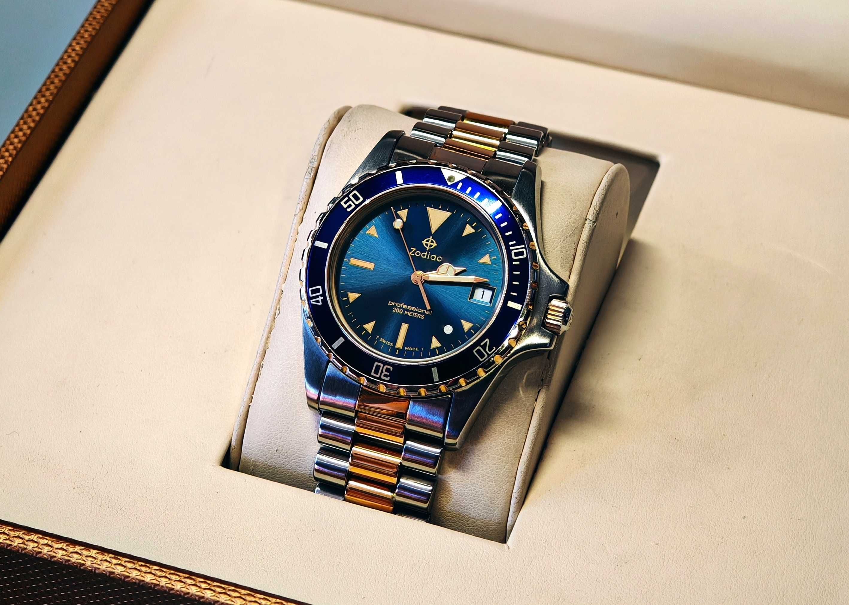 Zegarek Zodiac Professional 200M Blue Mariner Diver Sea Wolf S Point