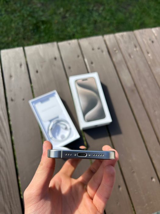 IPhone 15 Pro 128G Natural/White Titanium