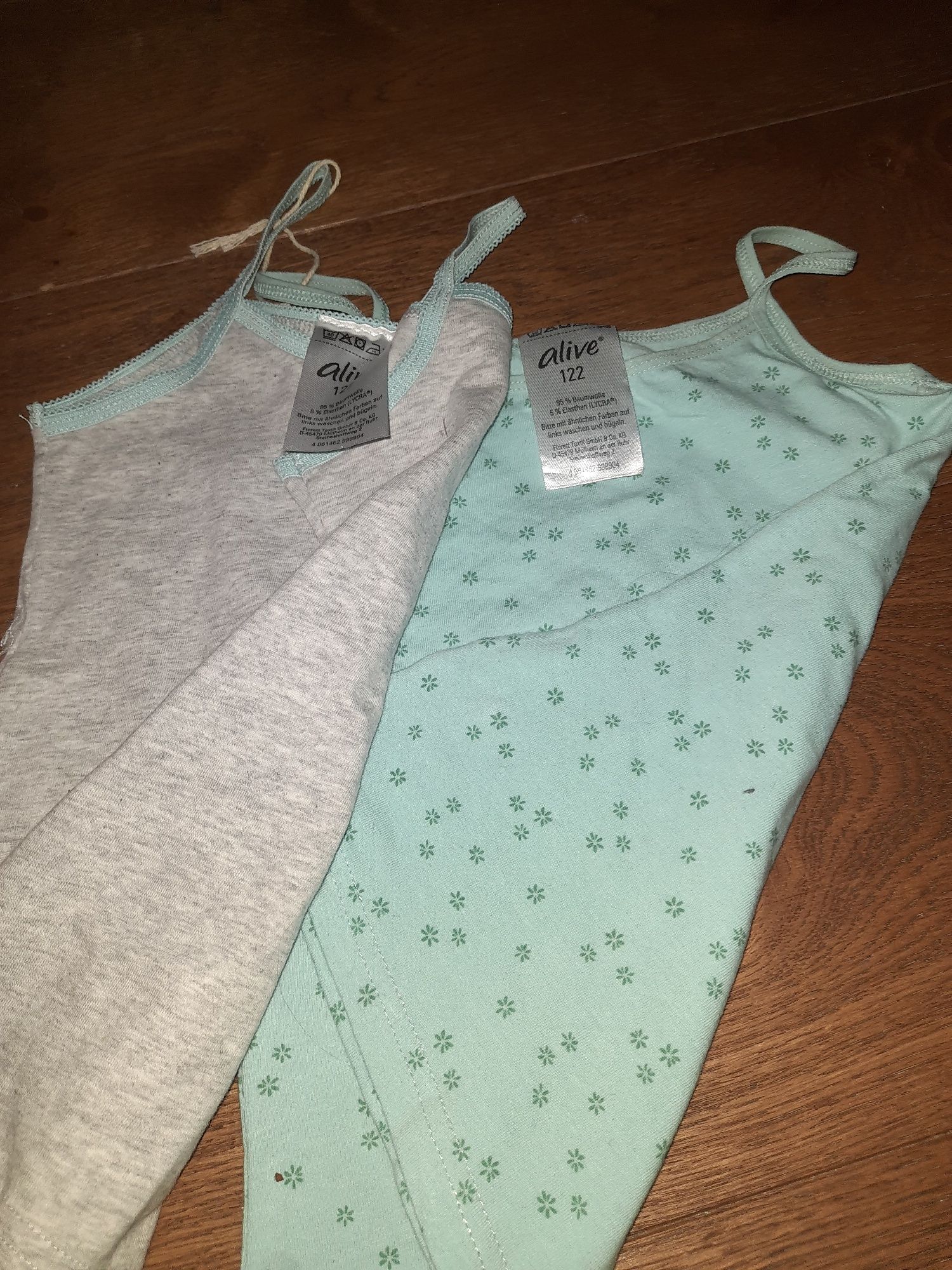 Podkoszulki  dla dziewczybki 2 pack