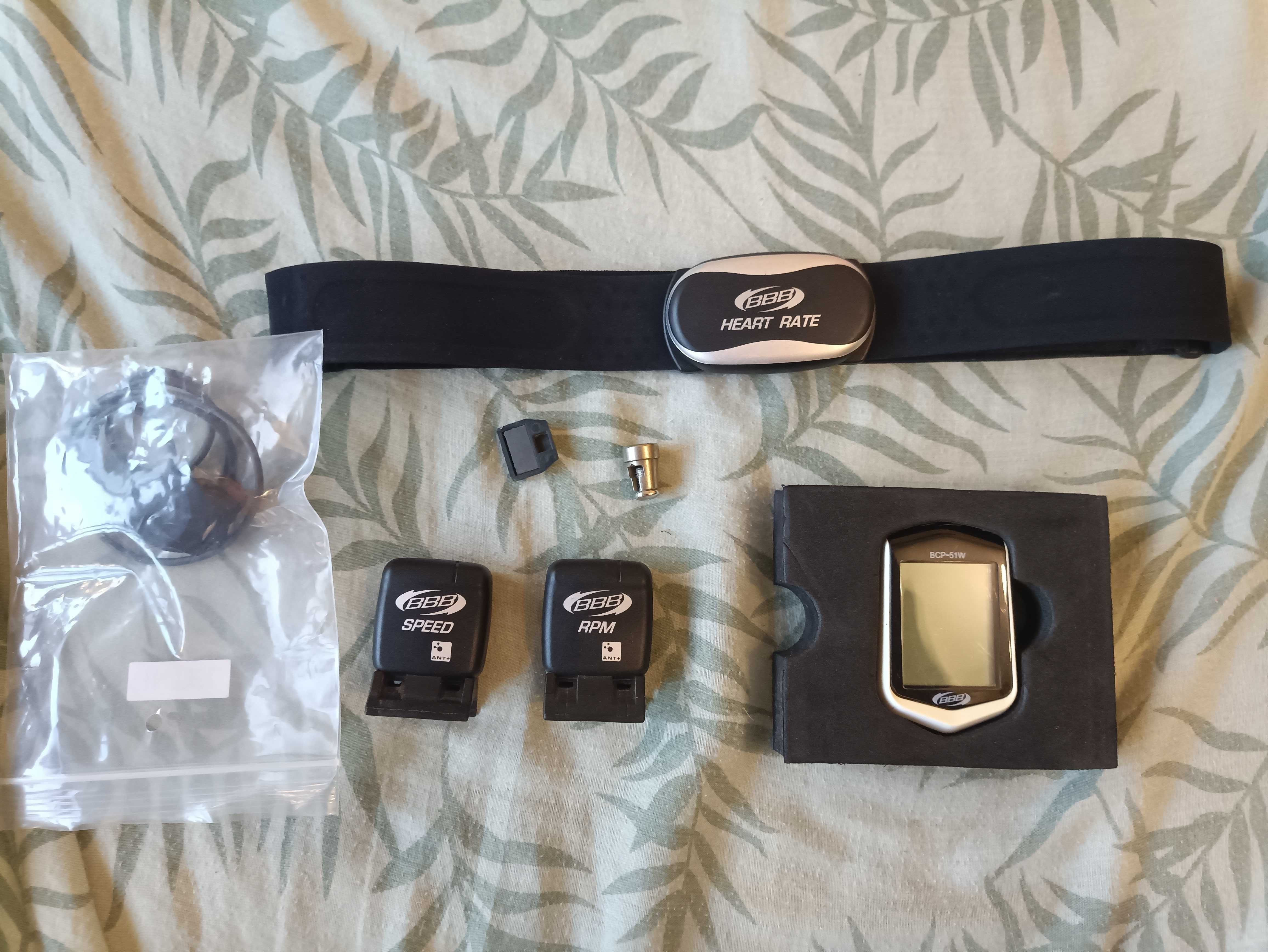 Вело компьютер BBB BCP 51W Ant+ Cadence + Heart Rate датчик.