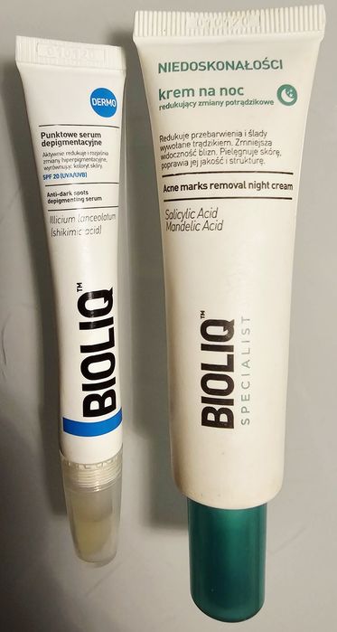 Bioliq - serum 10 ml + krem 30 ml + krem 50 ml
