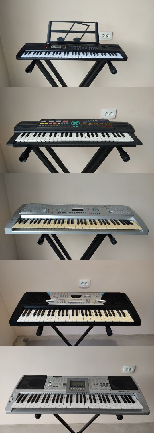 Синтезатори Yamaha PSR 21 310 400 Casio Bontempi CAemon Клавішні