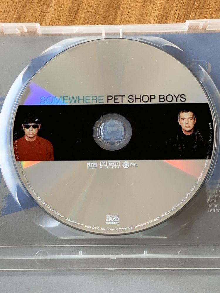 DVD Pet Shop Boys “Somewhere”