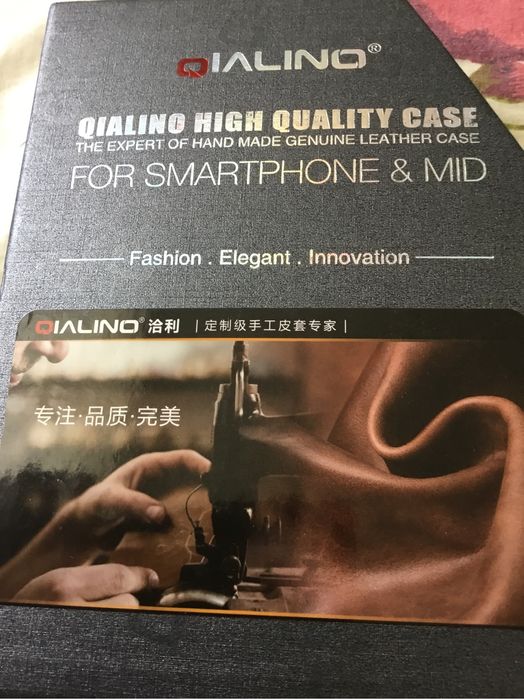 Кожаный чехол Samsung 9+новый