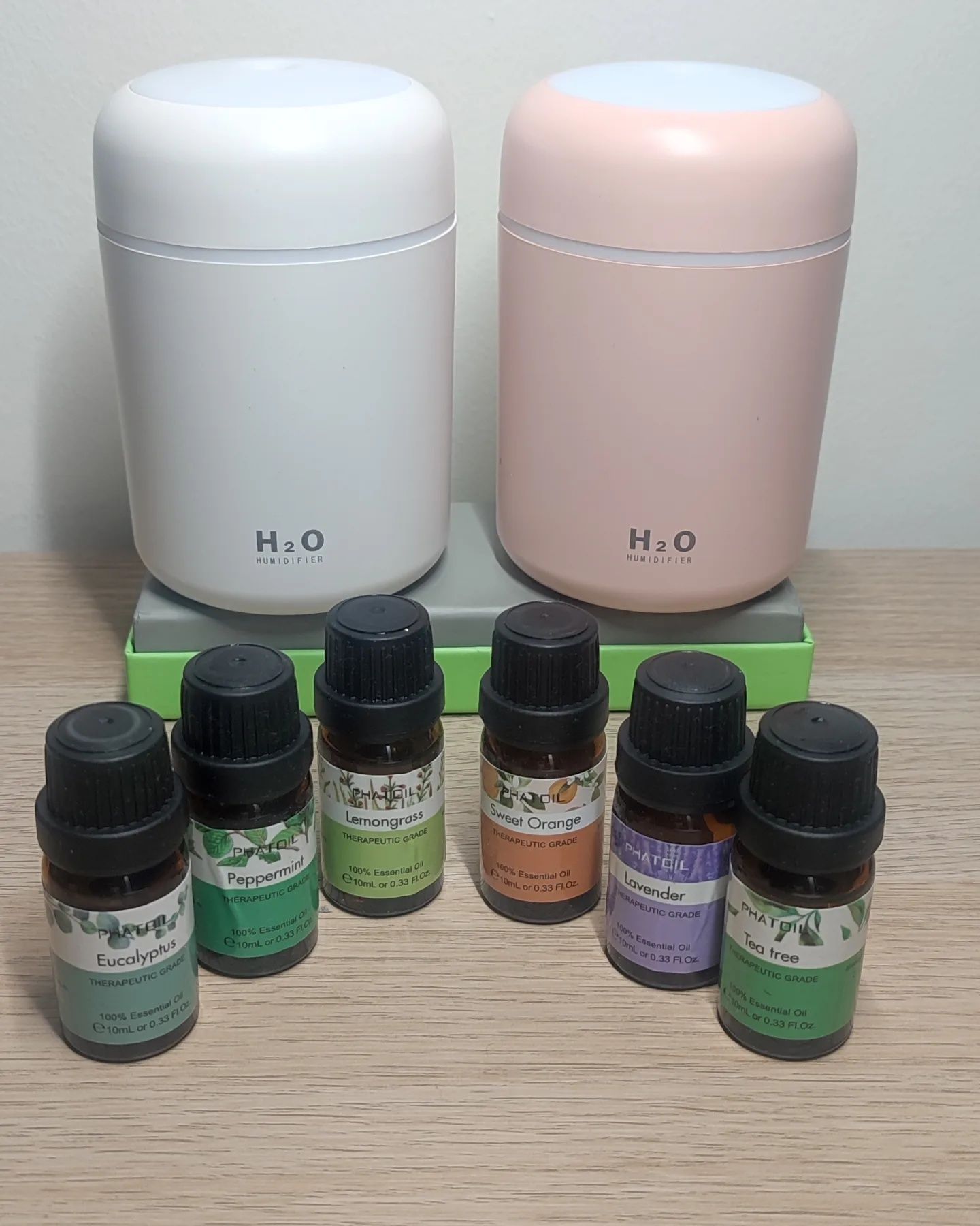 Difusor Humidificador Purificador óleos Essenciais perfumados