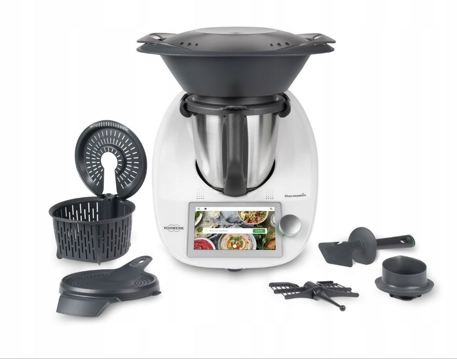 Robot kuchenny Thermomix 6 TM6 Vorwerk akcesoria Cookidoo stan BDB