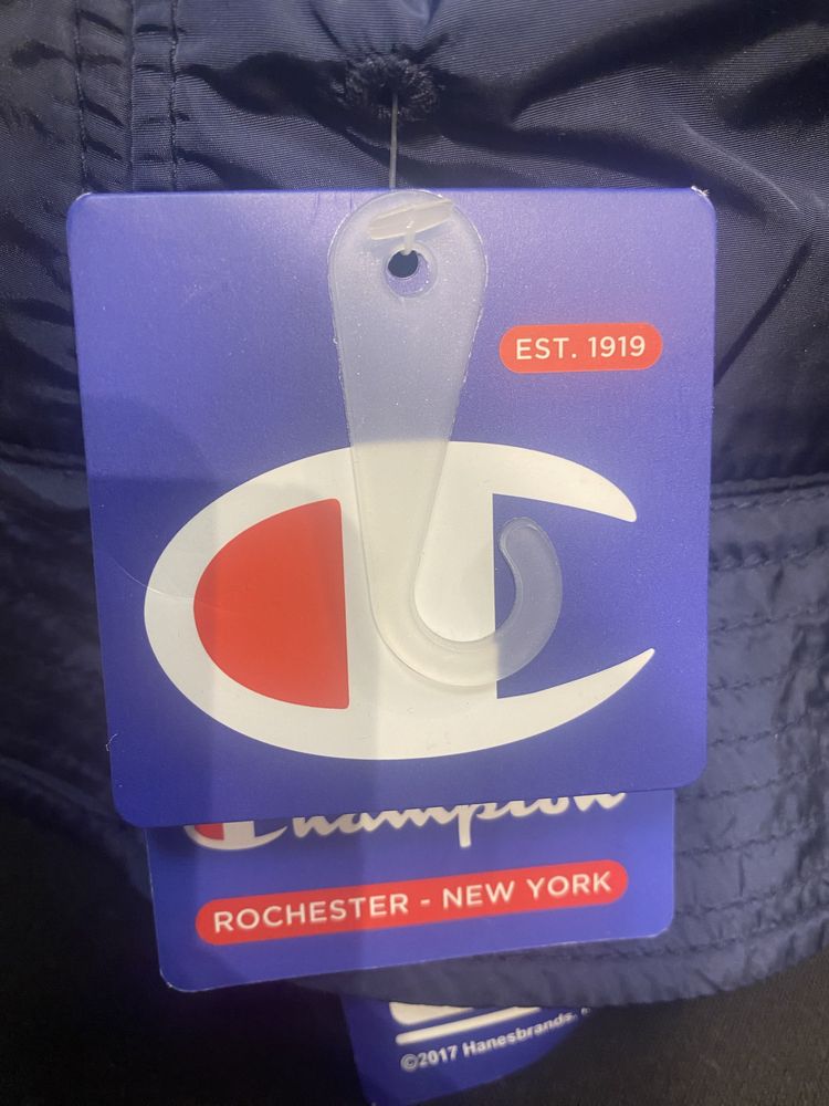 Bucket Hat Champion Script Logo Blue