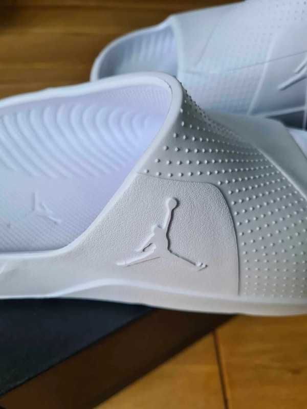 Klapki Jordan slide Nike slides białe nowe ds 40