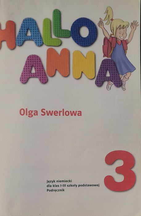 Hallo Anna kl. 1-3 Podręcznik 3