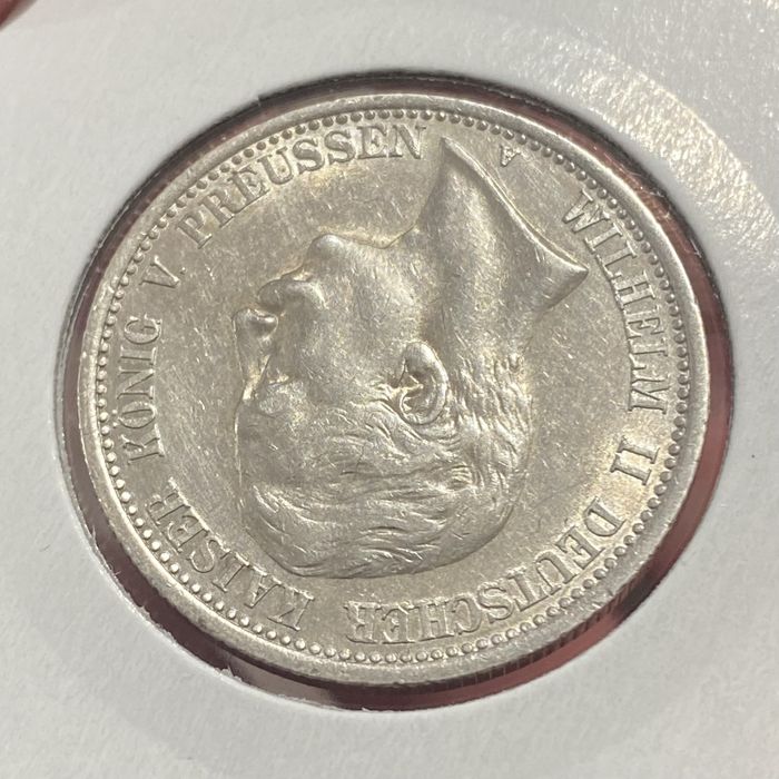 2 марки 1907 года. Вильгельм II Пруссия