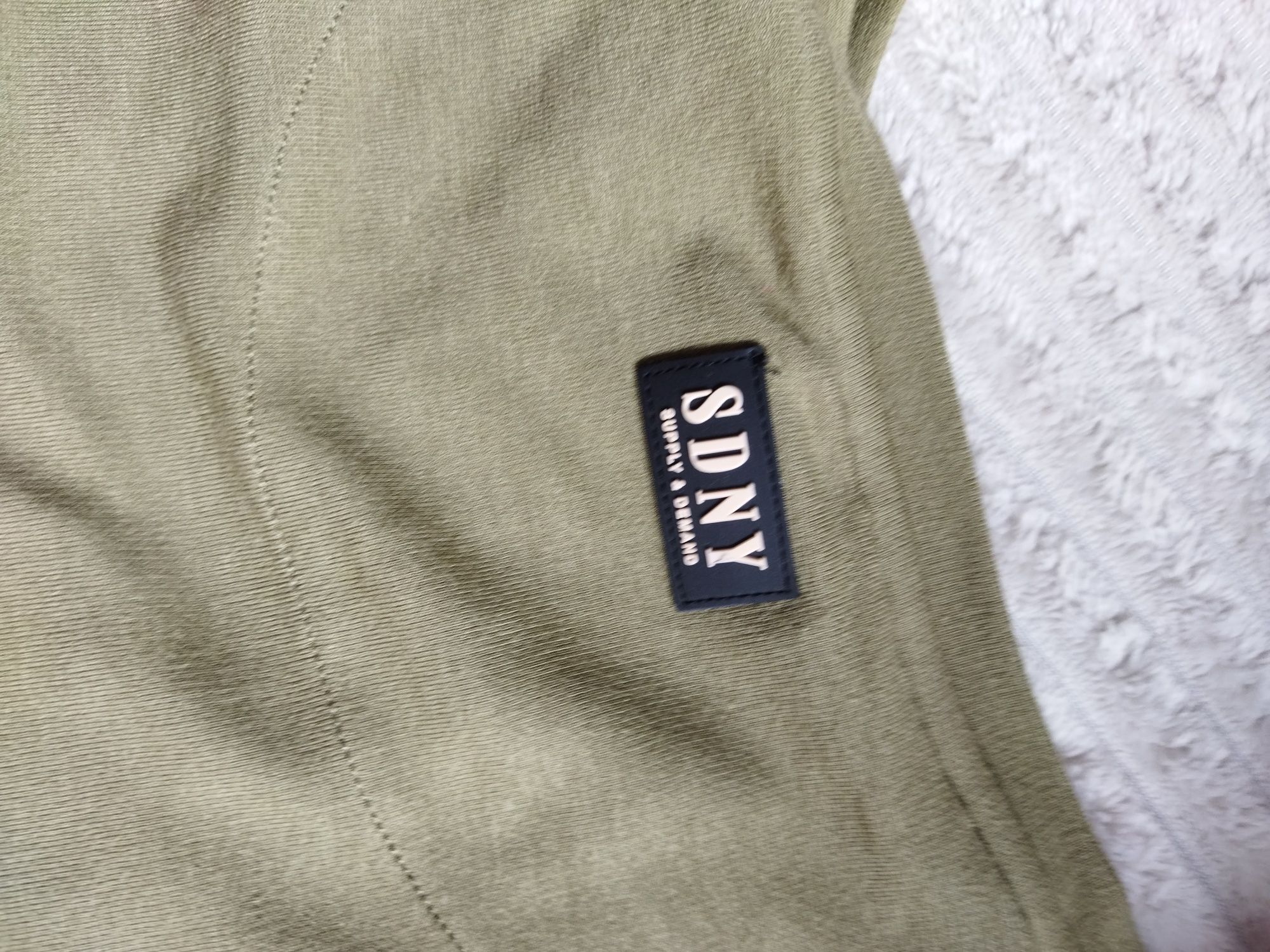 Bluza top khaki logowana r 34