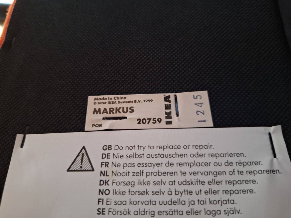 Krzesło biurowe Visske ikea